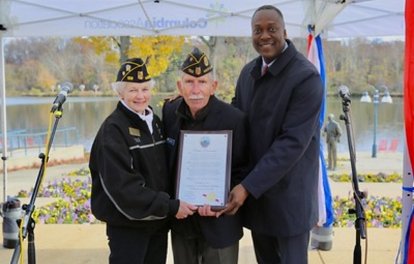 Veterans parade presentation