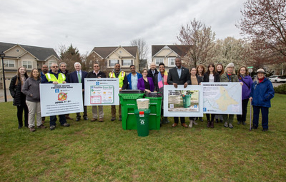 Food Scrap expansion announcement group photo