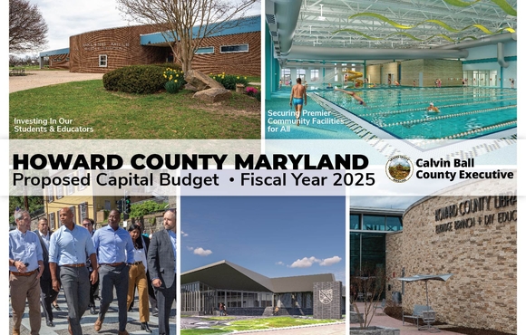 Howard County Executive Presents a Bold 2025 Capital Budget with Transformative Investments in Education, Community Facilities, Infrastructure, Transportation, and More